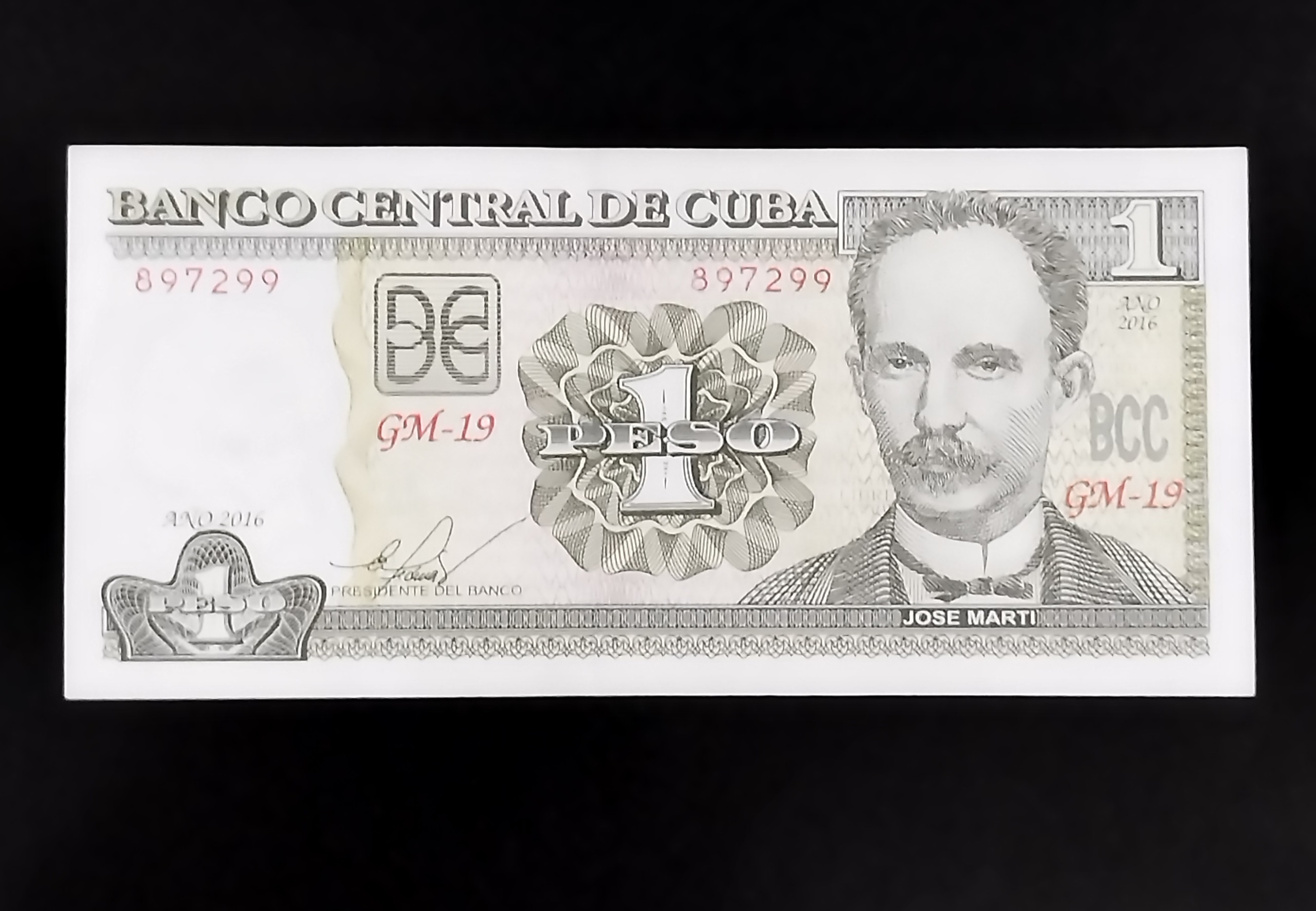 اسکناس بسیار زیبای 1 پزوی کوبا