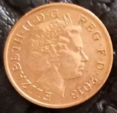 سکه یک پنی کمیاب طرح سپر