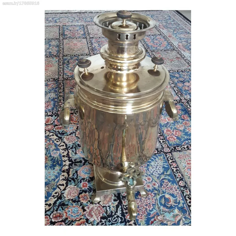 سماور ذغالی آنتیک روسی 10 لیتری