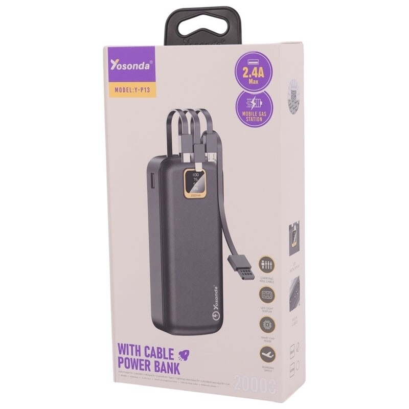 پاوربانک بیست هزار یوسوندا yp13 درجه یک