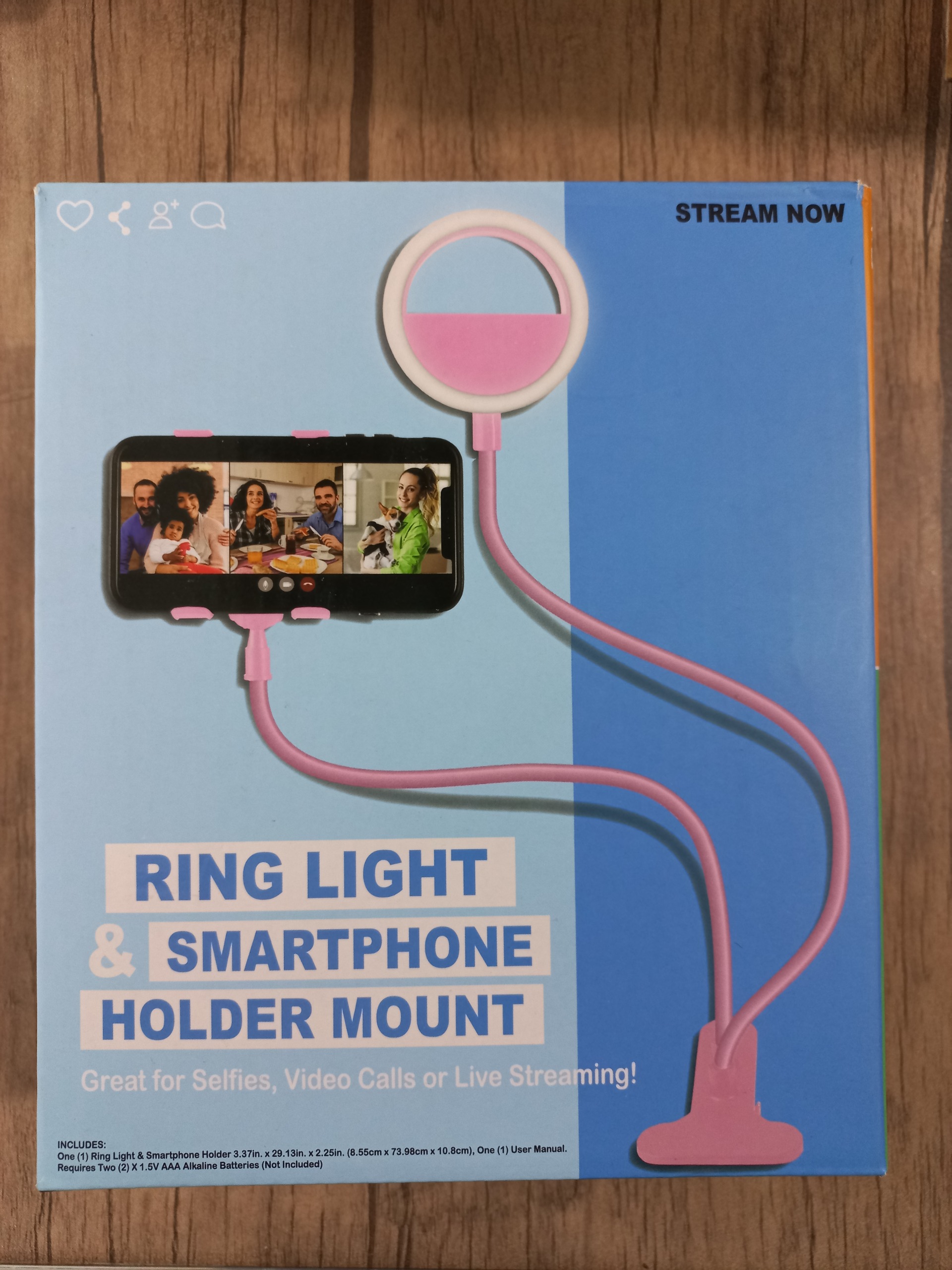 رینگ لایت و هولدر موبایل با کیفیت