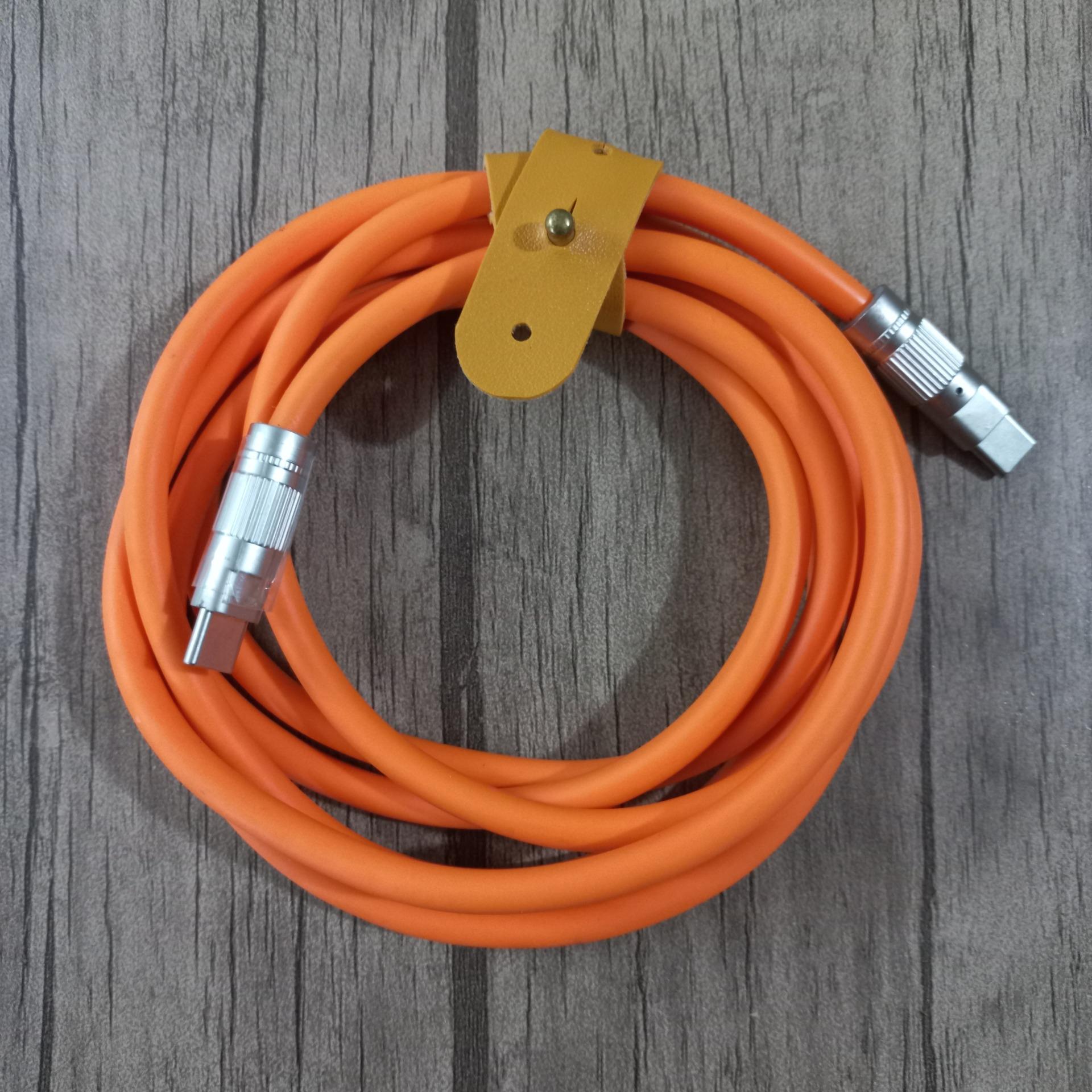 کابل شارژر گیمینگ 120 وات دو سر تایپ سی دو متری