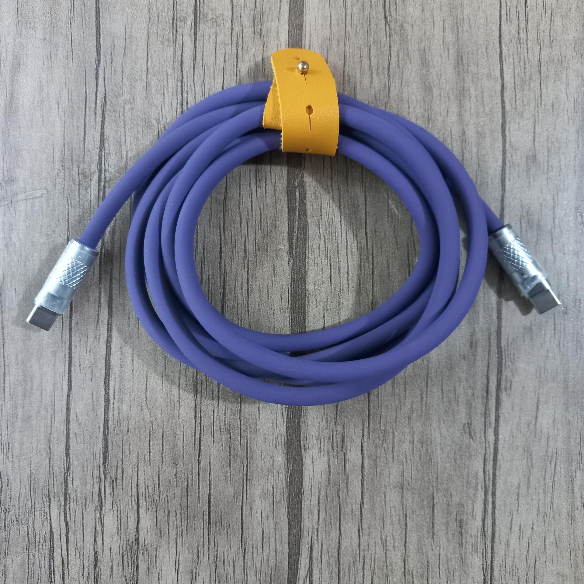 کابل شارژر گیمینگ 120 وات دو سر تایپ سی دو متری