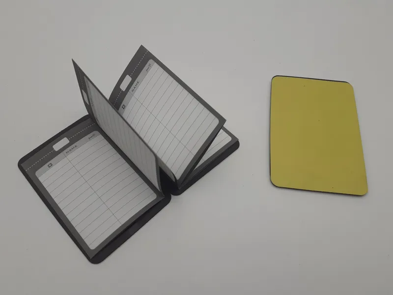 دفتر تلفن مگنتی جیبی رنگ زرد