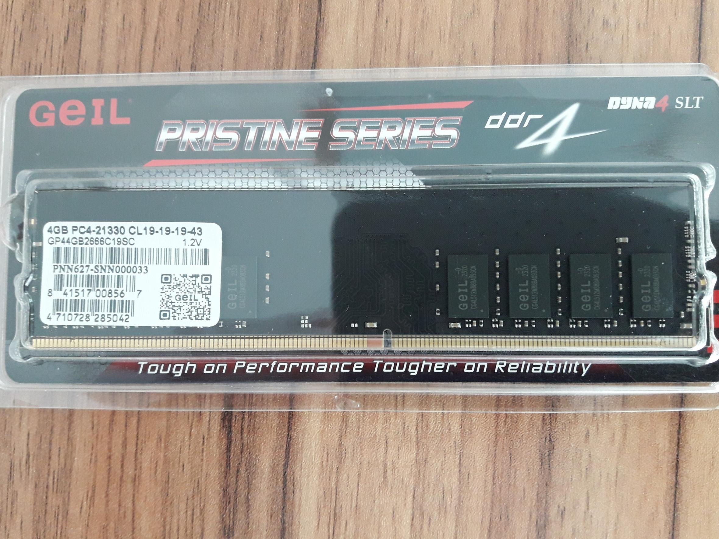 رم GEIL - PRISTINE- 4GB-PC4 -2666 C19