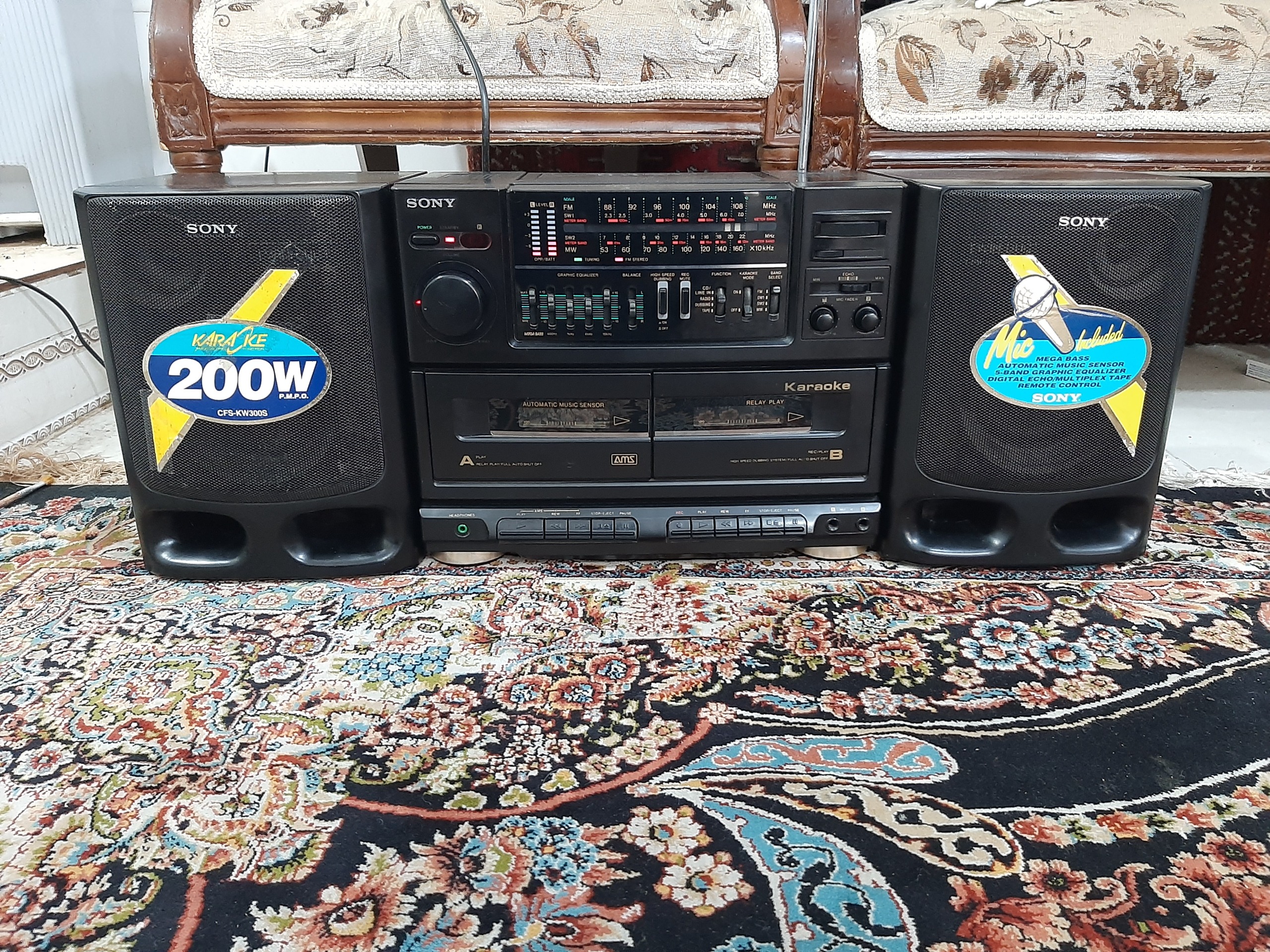 رادیو کاست پرتابل سونی