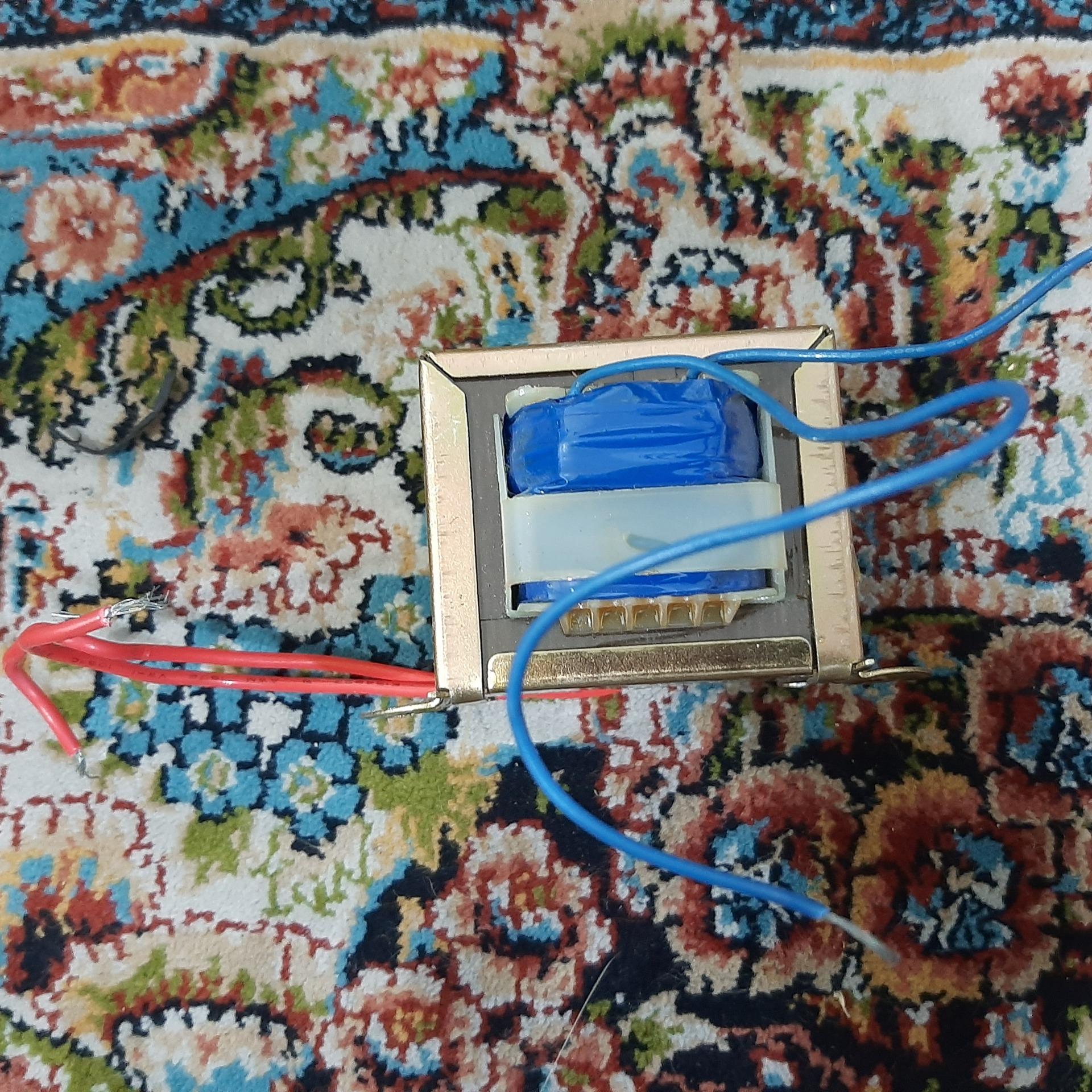 ترانس 230 به 12.5 ولت