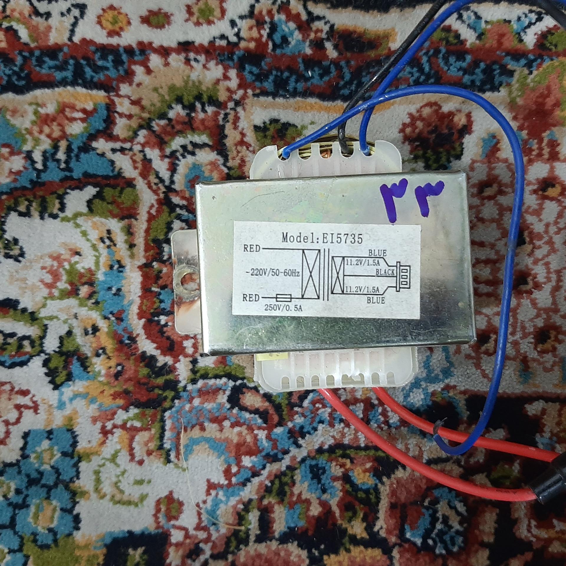 ترانس 220 به 11 ولت دوبل