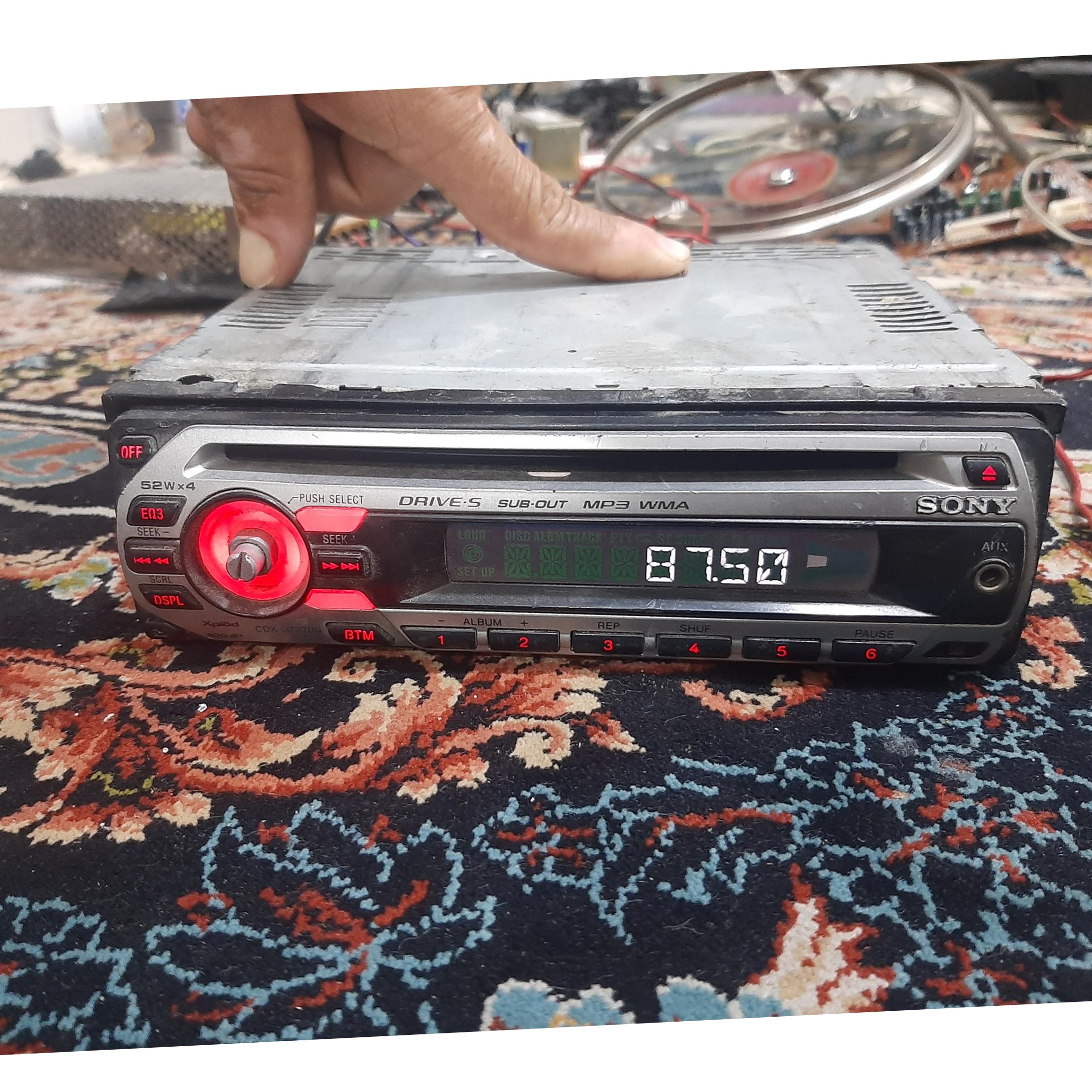 ضبط سونی مدل CDX-GT270S
