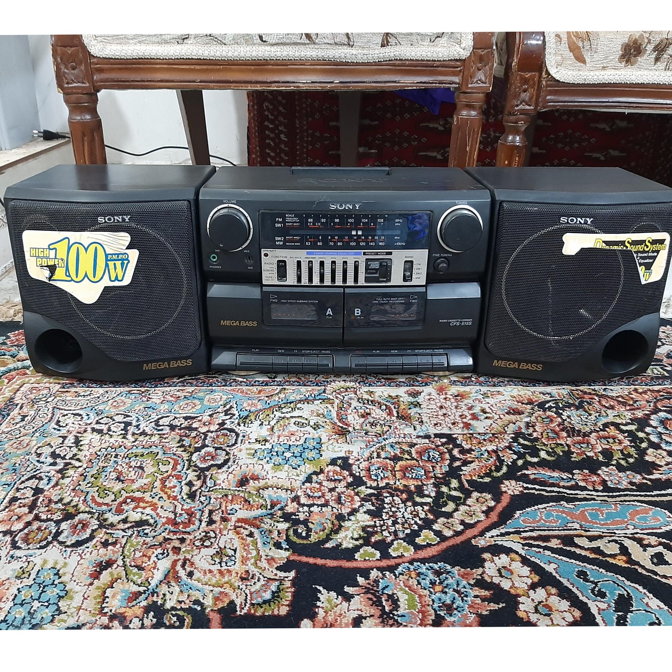 رادیو کاست پرتابل سونی