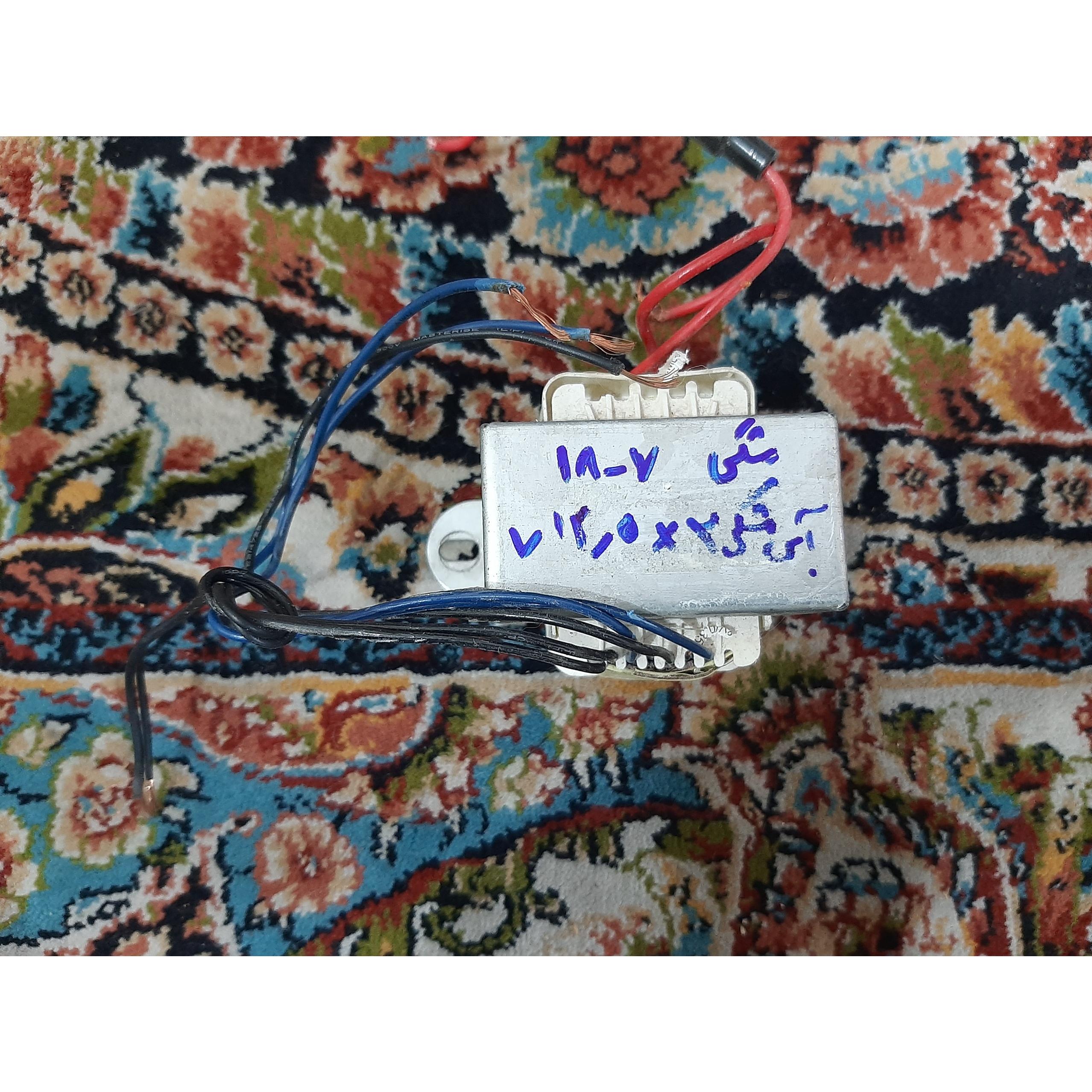 ترانس 220 به 12.5 ولت دوبل و 18 ولت تک