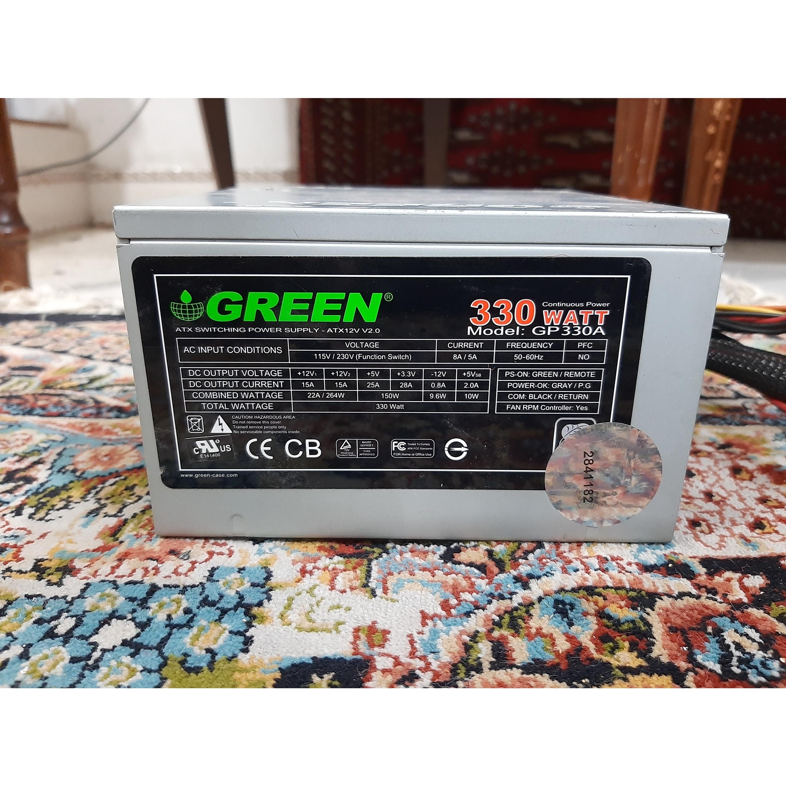پاور کامپیوتر گرین 330