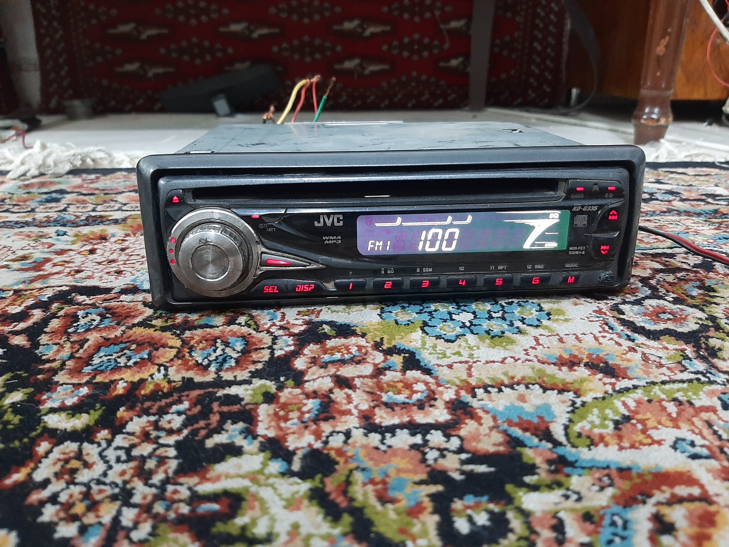 ضبط جی وی سی KD-G335