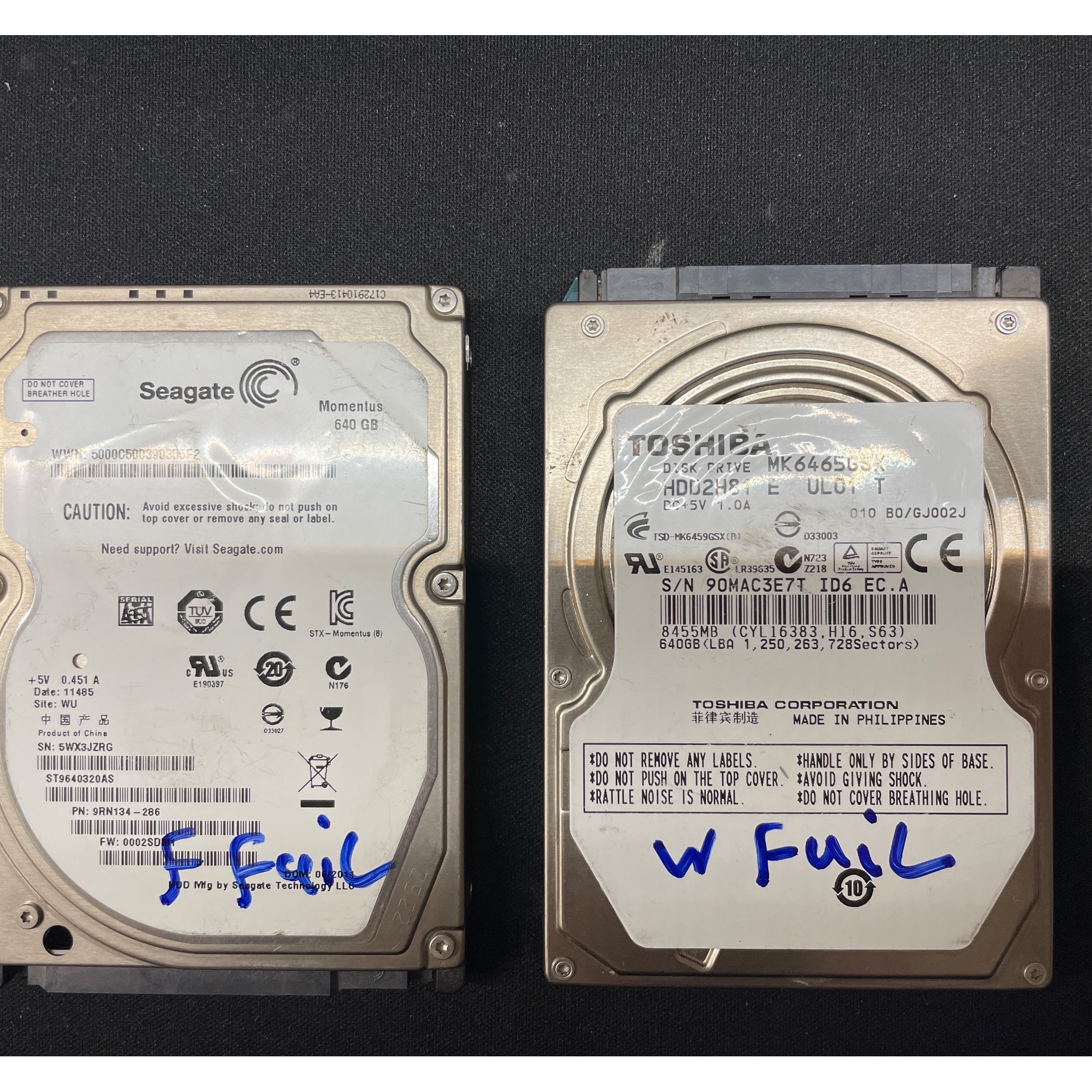 هارد 640 لپ تاپی