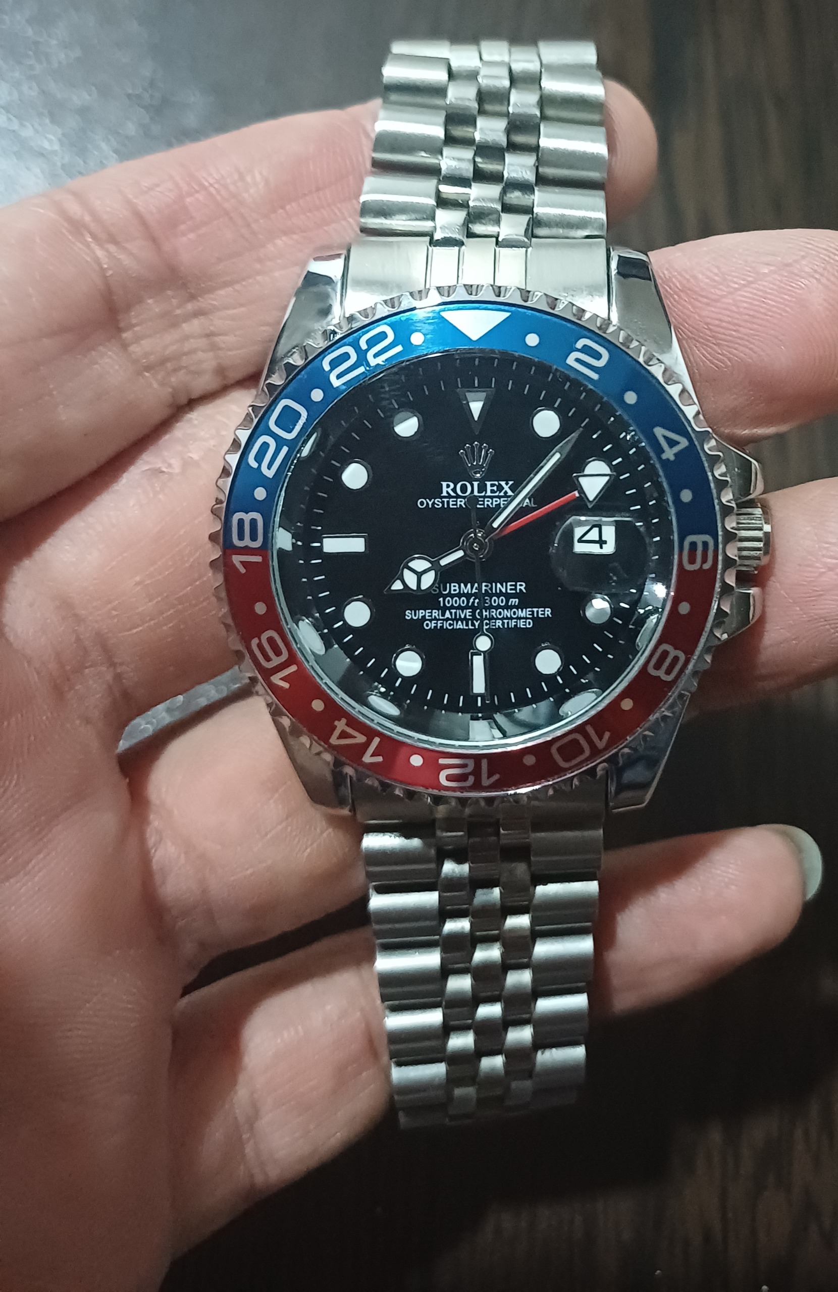ساعت رولکس gmt نو
