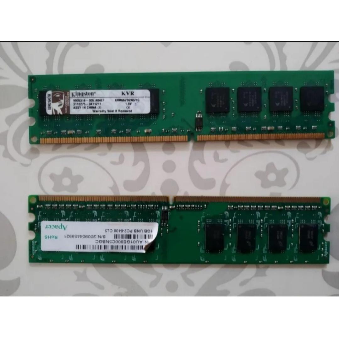 جفت رم کامپیوتر DDR2 اپیسر کینگ استون