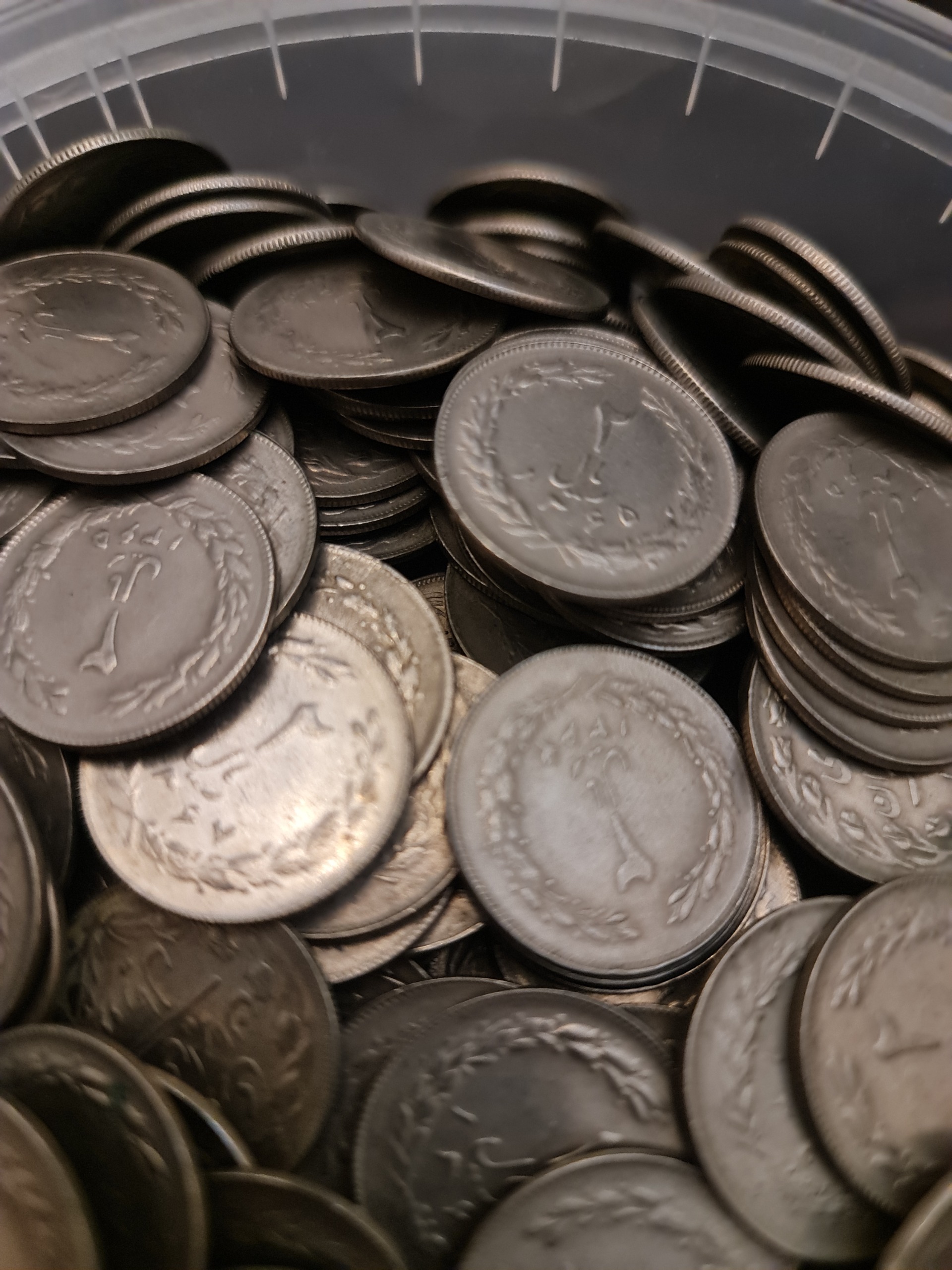 500قطعه سکه 2ریالی جمهوری نسبتا تمیز توضیحات