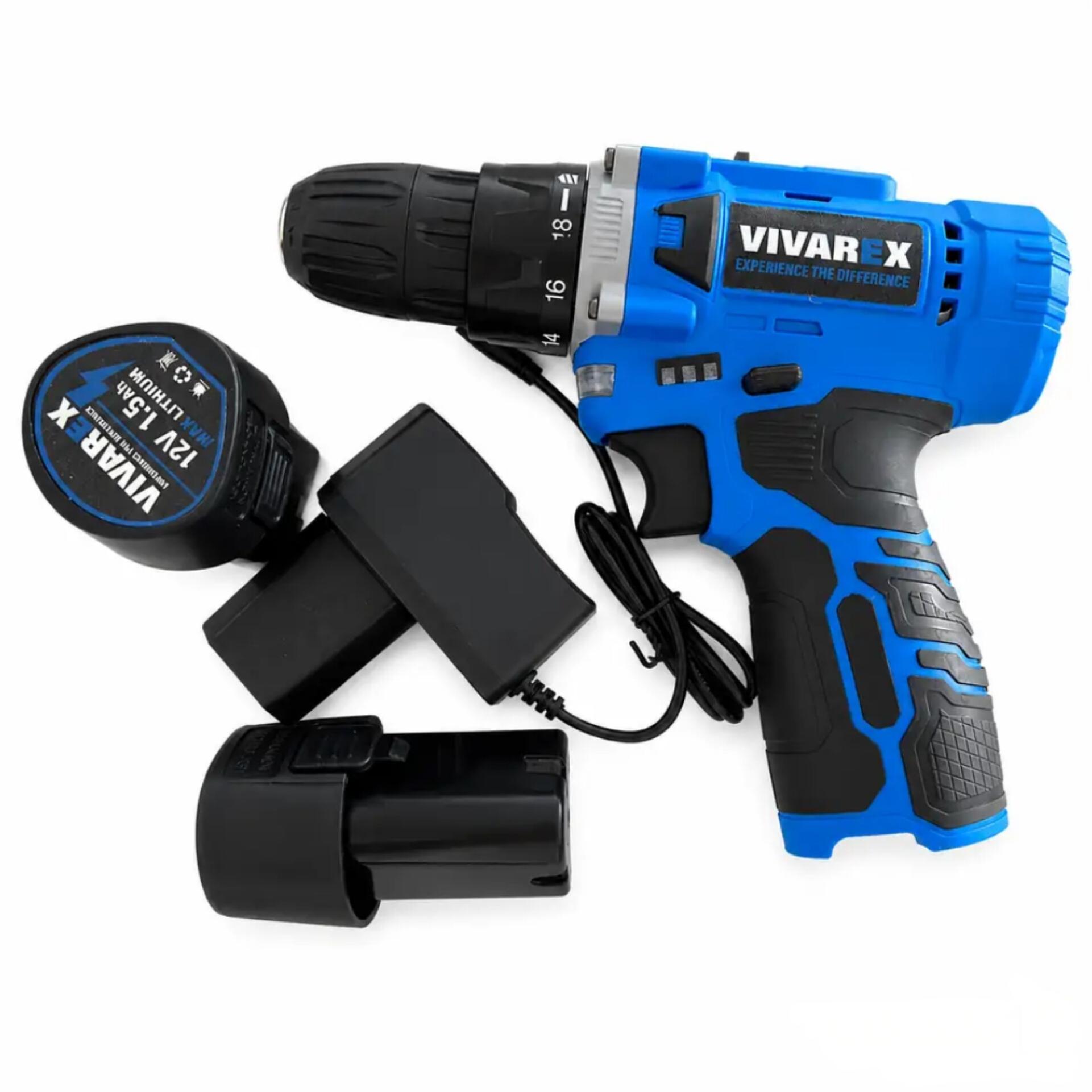 دریل شارژی 12 ولت 2 باتری ویوارکس VR1215V-2B