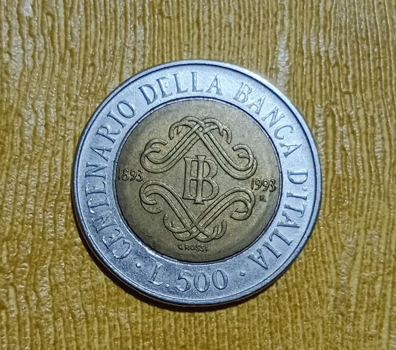 500 لیر یادبودی ایتالیا 1993