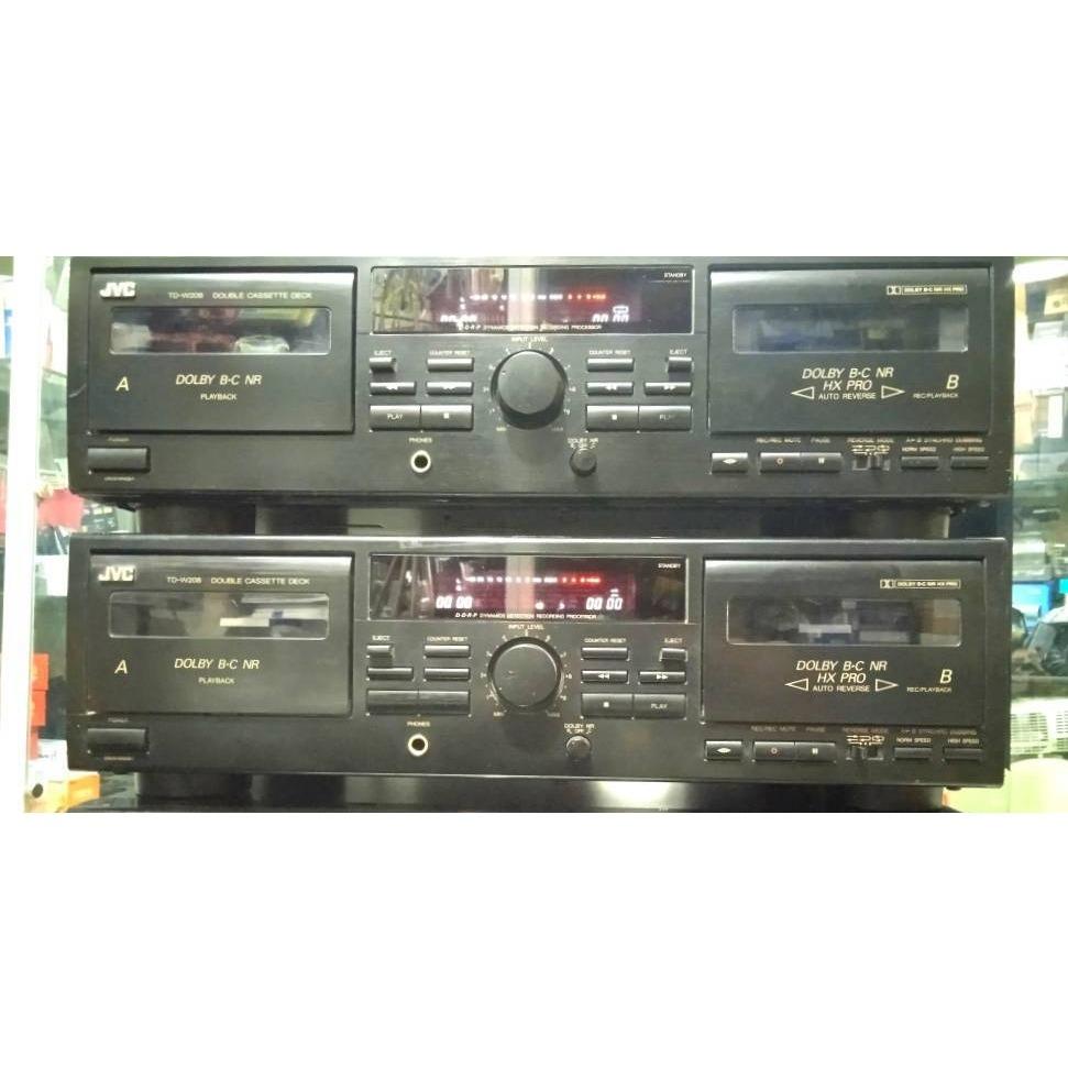 2 دک استریو دبل کاست JVC TD W208