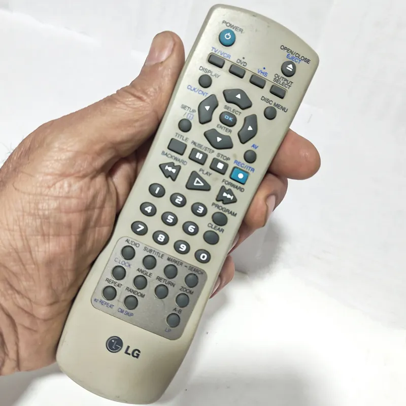ریموت کنترل تلویزیون و پلیر DVD و ویدیو LG