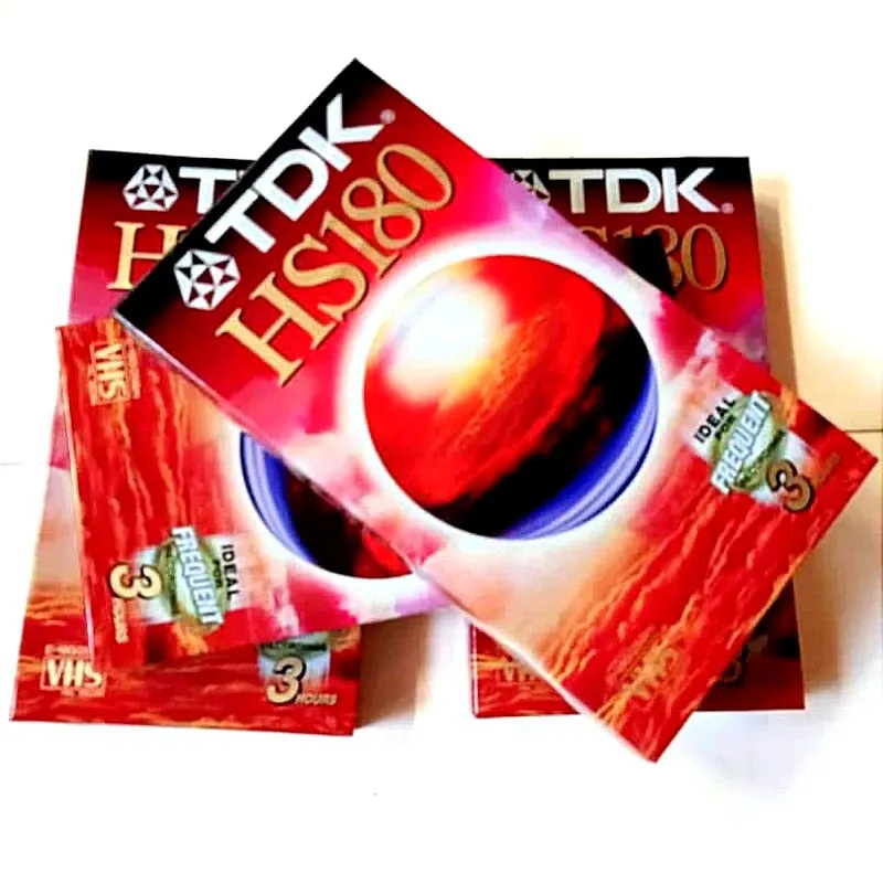 نوار خام ویدئو TDK HS E-180