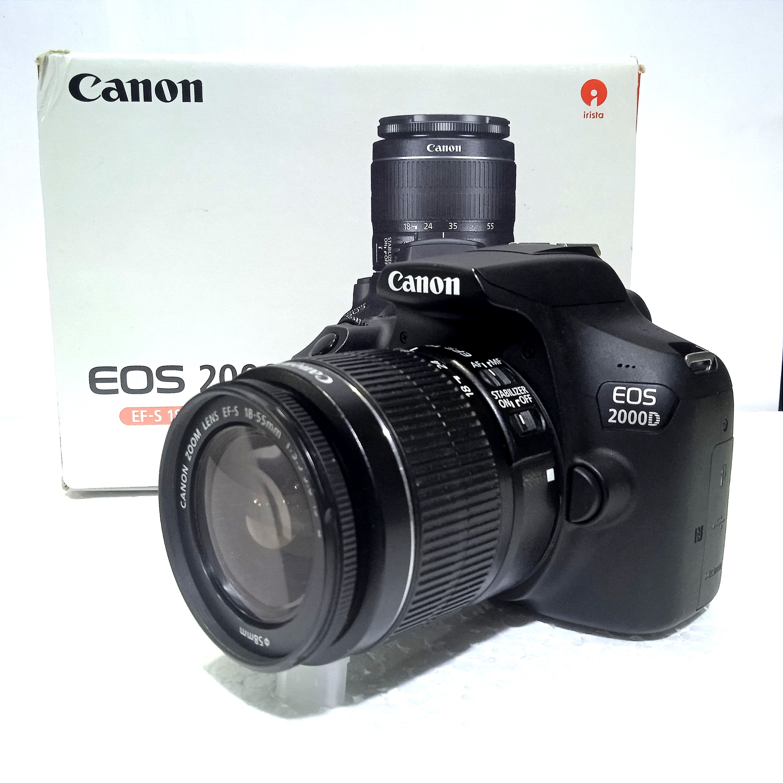 دوربینCanon EOS 2000D لنزIS ii 55-18  رم 32
