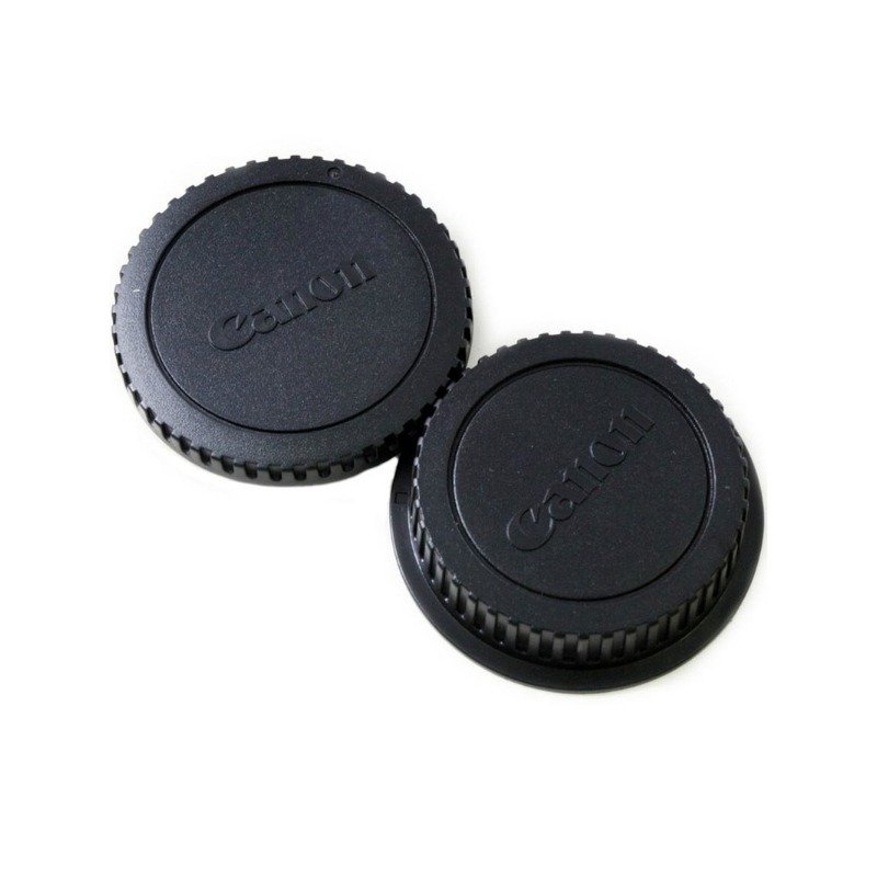 درب پوش پشت لنز و بادی دوربین canon