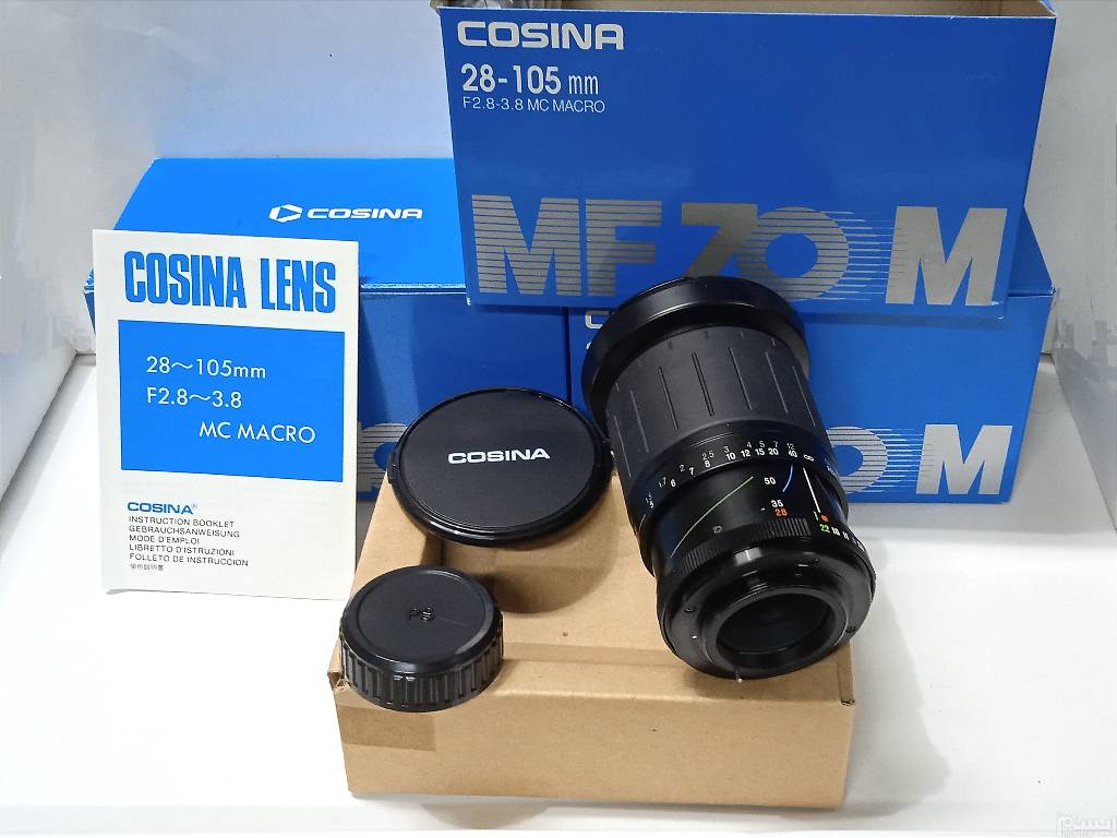 لنز کوزینا F 2/8_3/8 پیچی m42 نو 28-105mm ژاپن