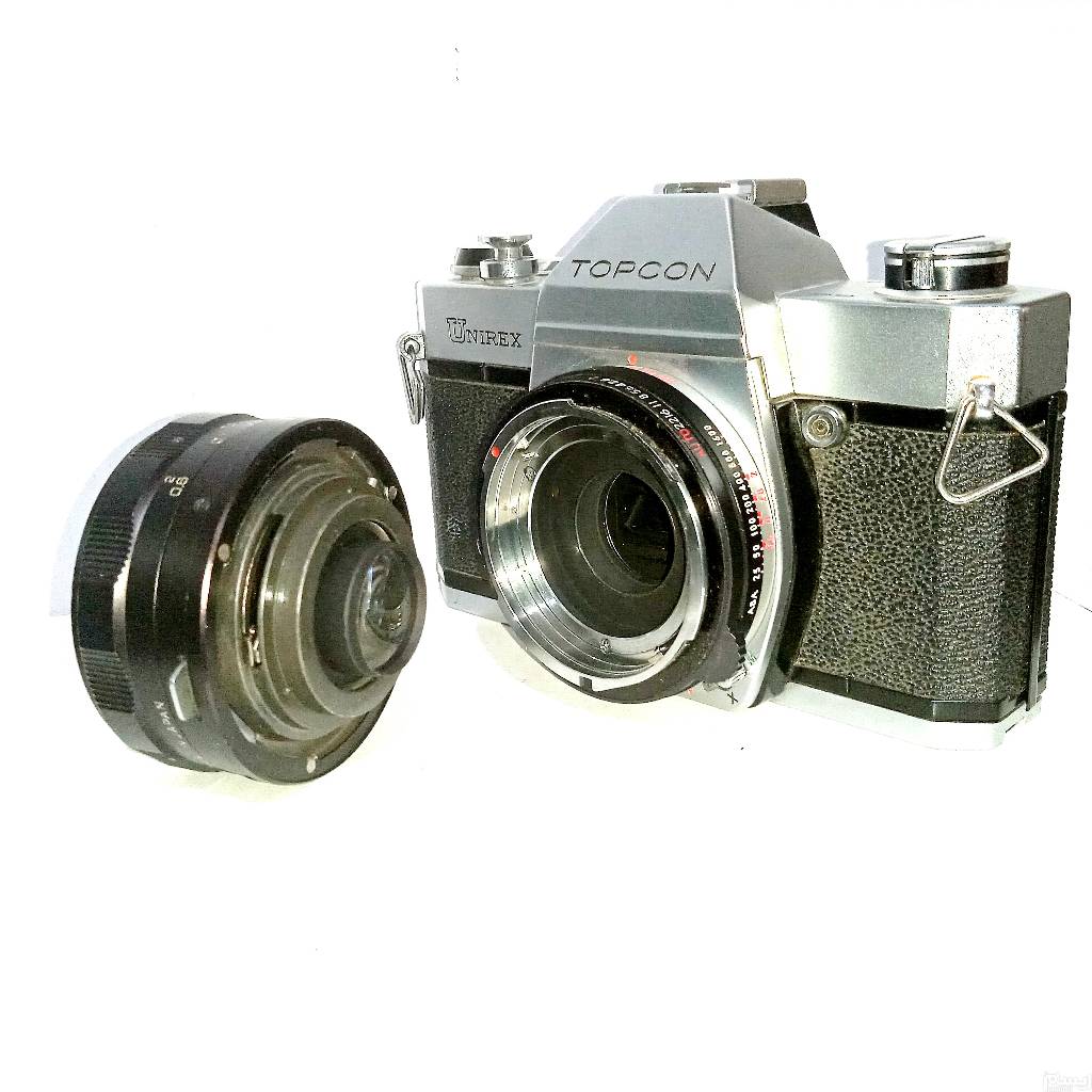 دوربین Topcon Unirex Silver Film SLR 50mm F2