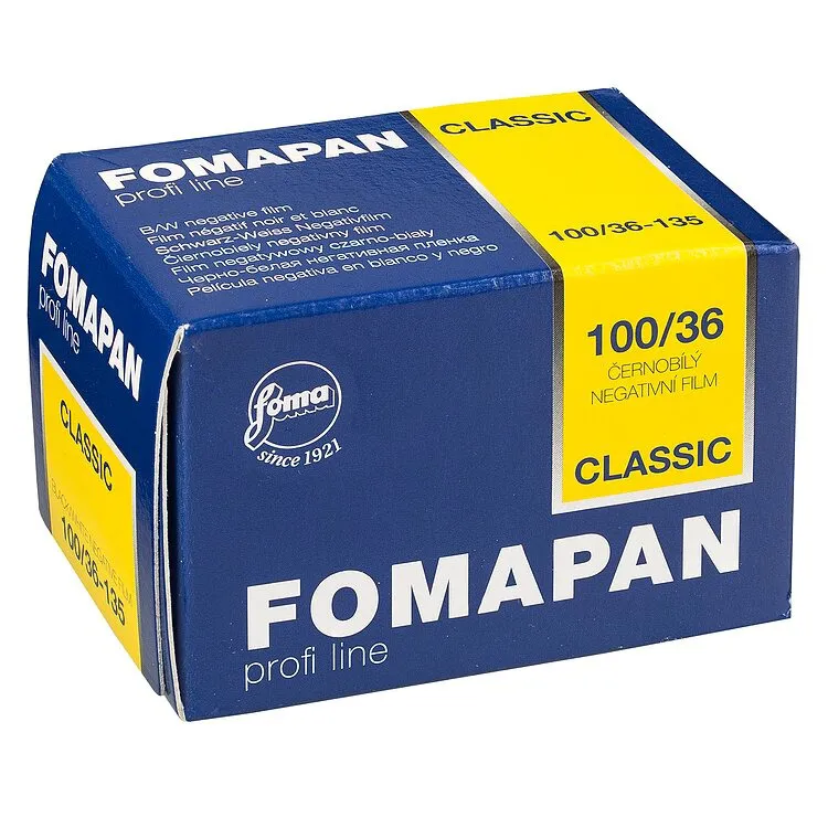فیلم سیاه و سفیدFomapan 100 ساخت 2026 جمهوری چک