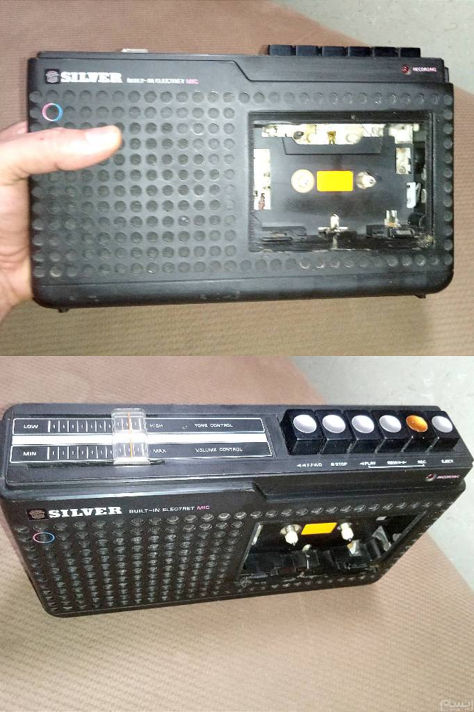 ضبط صوت پرتابل سیلور TX100