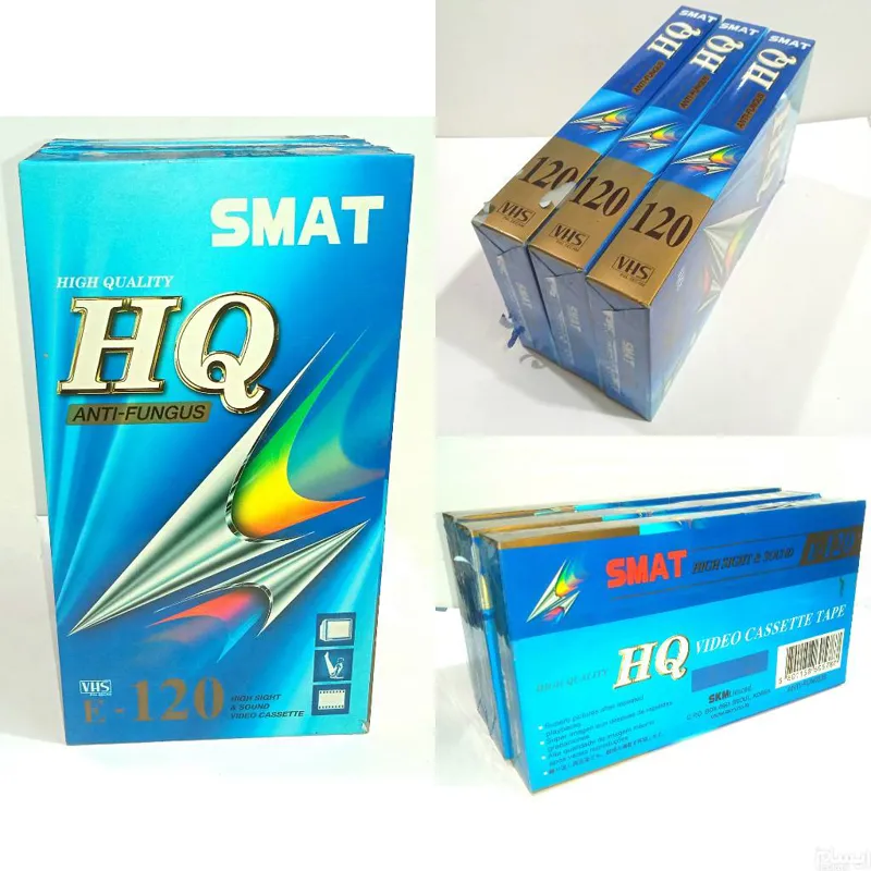 نوار خام ویدئو VHS SMAT HQ 120