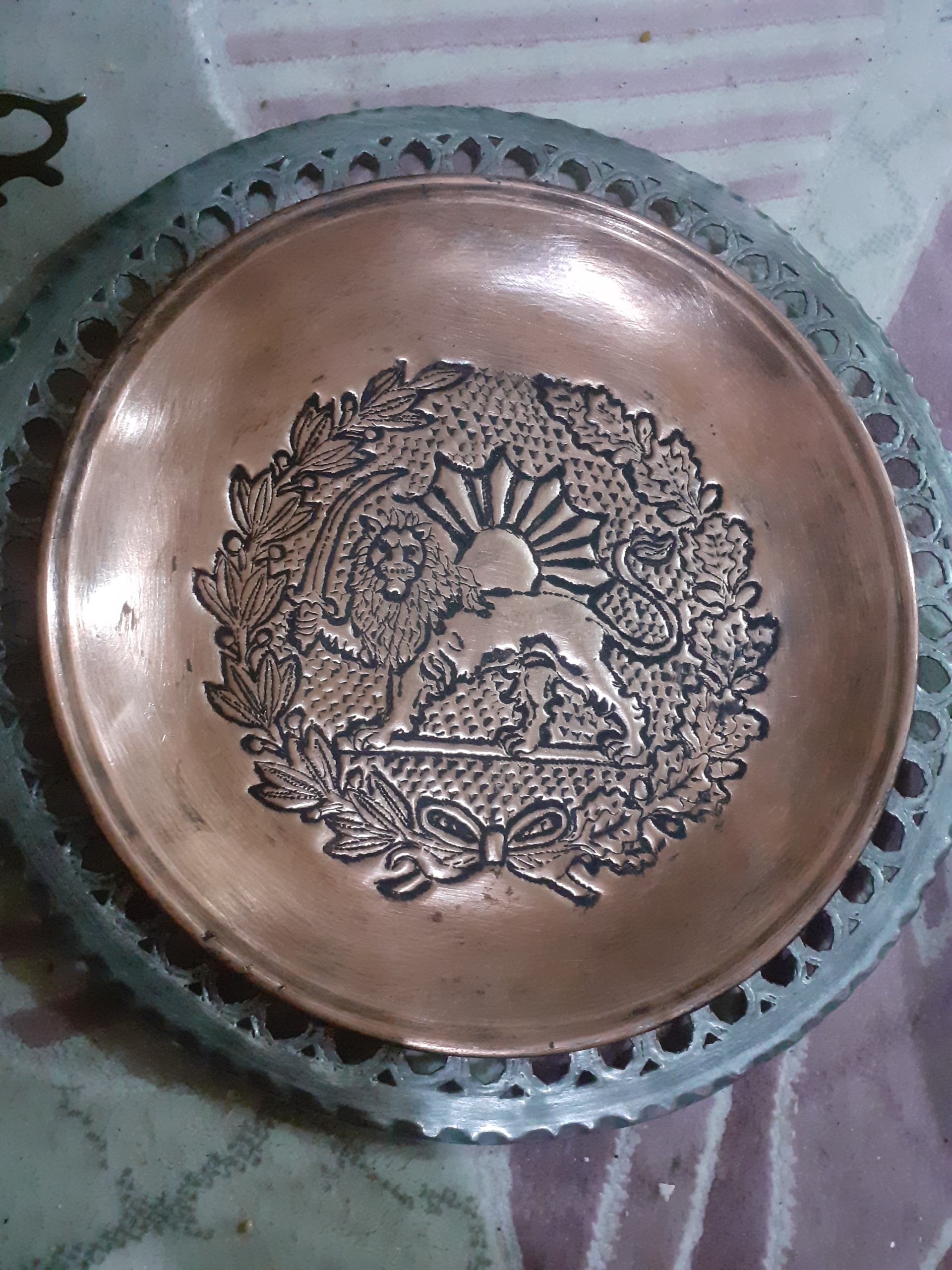 دیوارکوبهای مسی  قلم دست از2ملیون تا4ملیون800