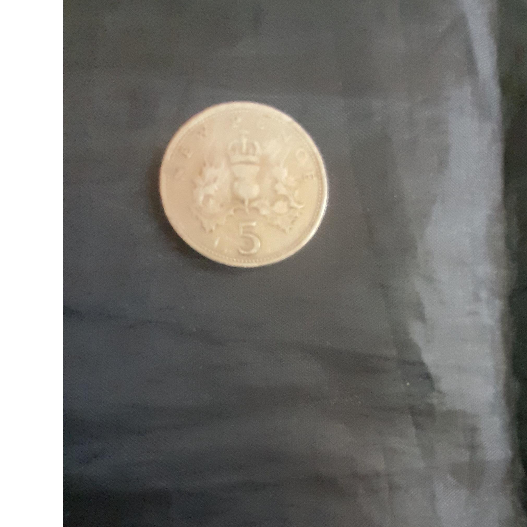 سکه 5 نیو پنس 1969 الیزابت دوم