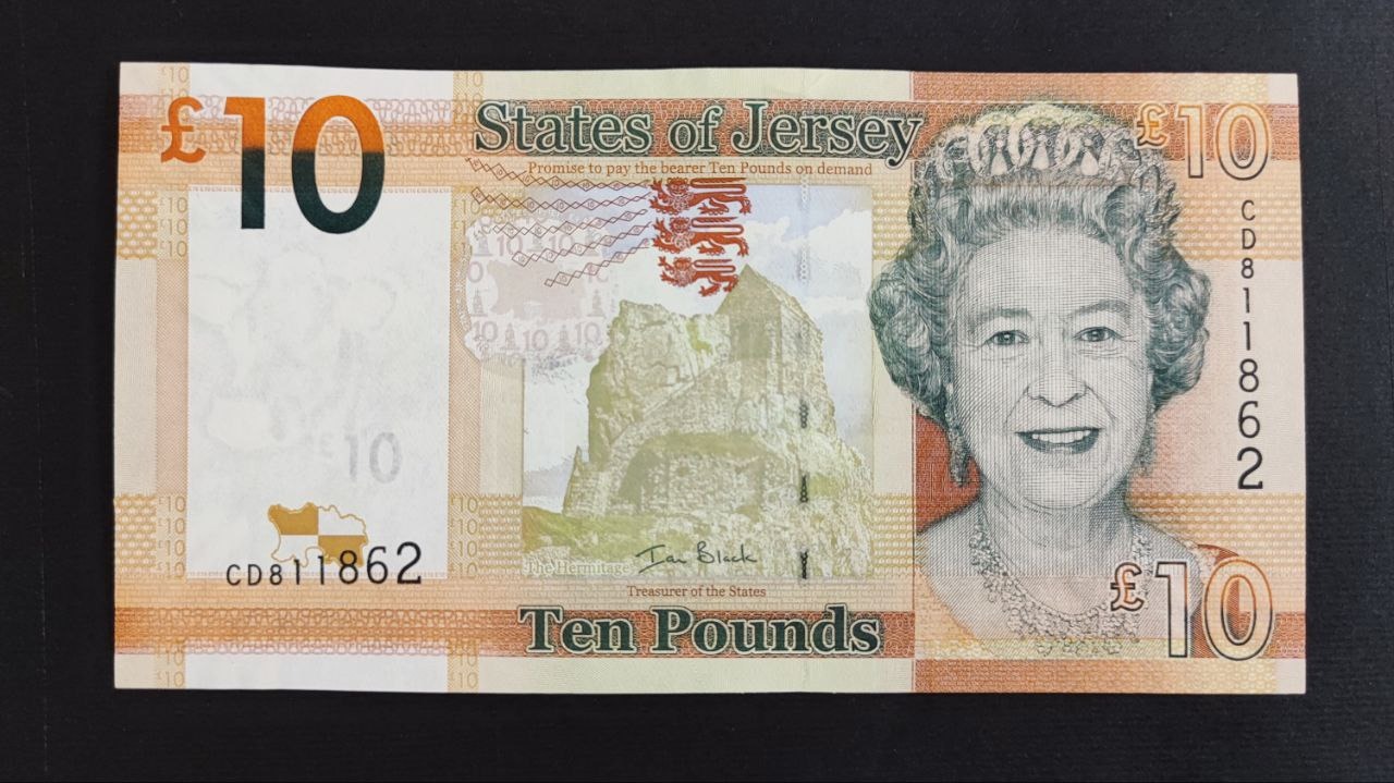 تک بانکی 10 پوند جرسی جرزی ملکه