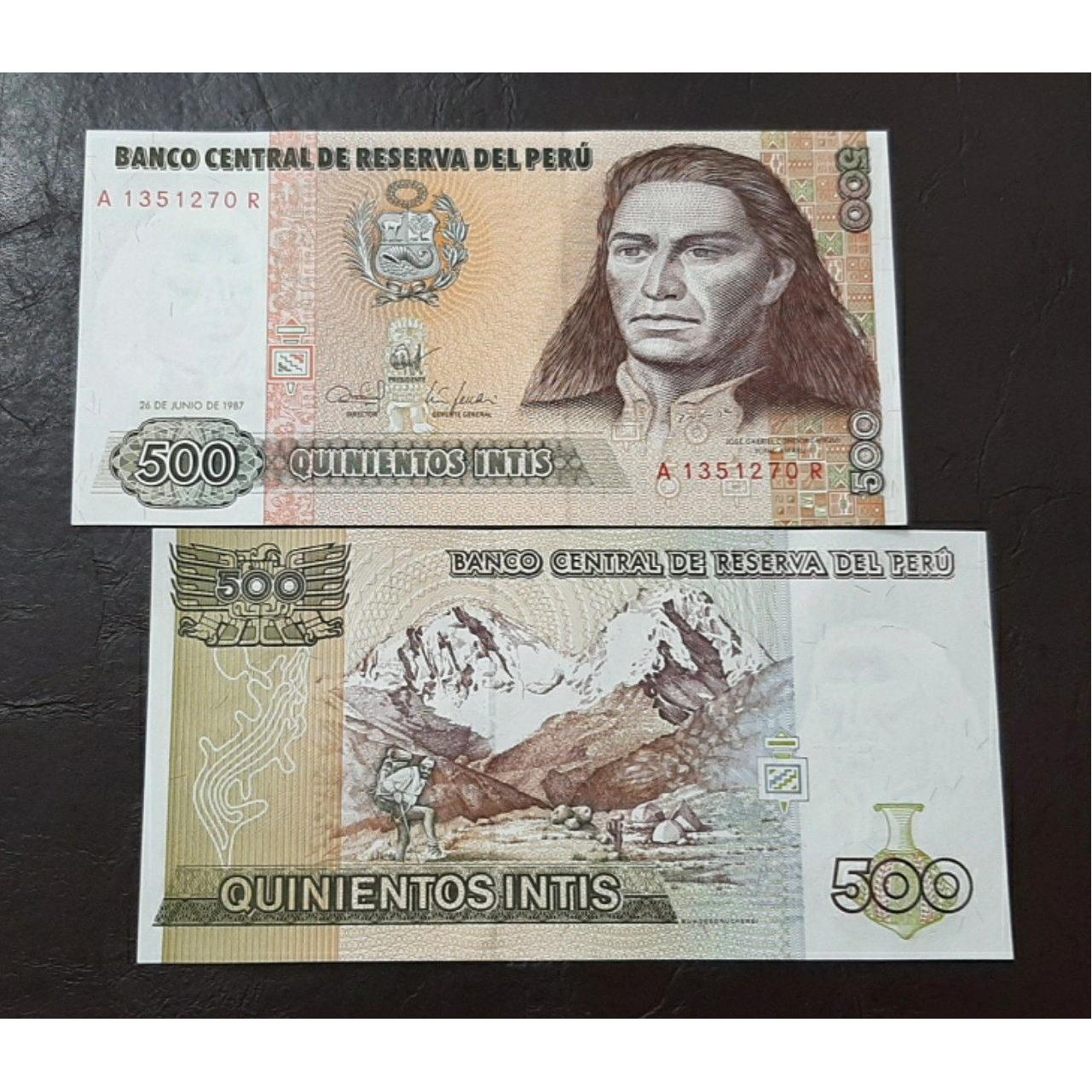 اسکناس تک بانکی 500 اینتیس پرو 1987