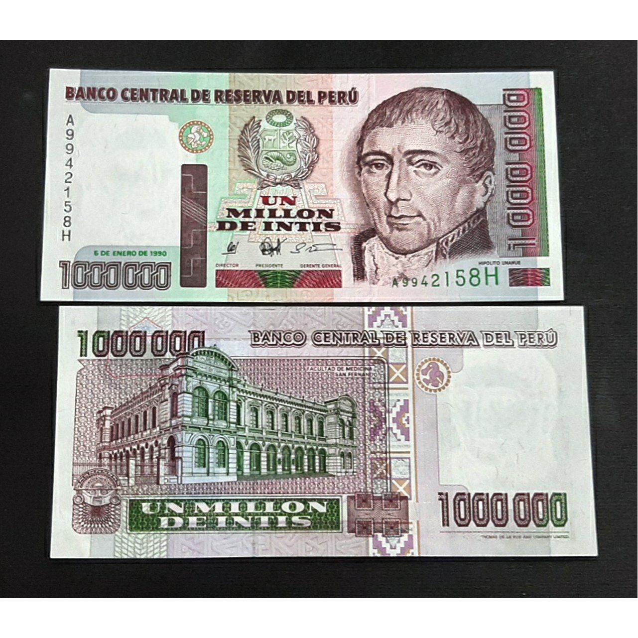 اسکناس تک بانکی 1/000/000 اینتیس پرو 1990