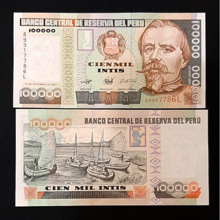 اسکناس تک بانکی 100/000 اینتیس پرو 1989