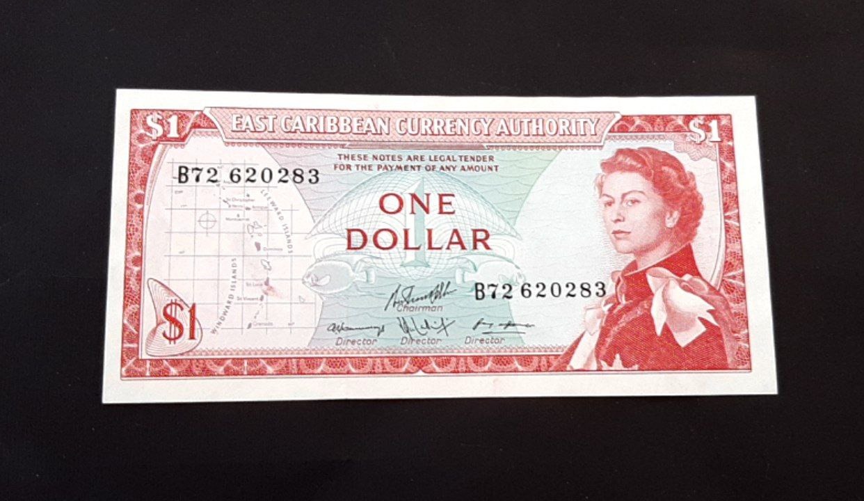 تک بانکی 1 دلار کارائیب شرقی 1965 کلاسیک ملکه
