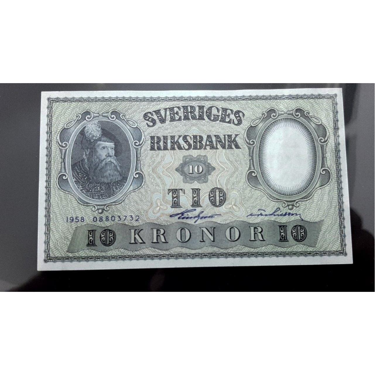 اسنکاس تک بانکی 10 کرون سوئد کلاسیک 1958