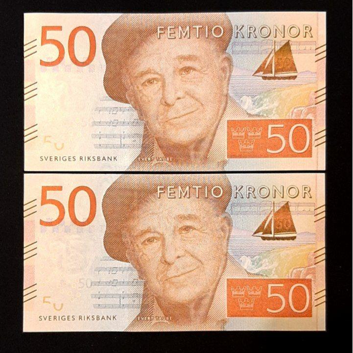 اسنکاس تک بانکی 50 کرون سوئد سری رایج