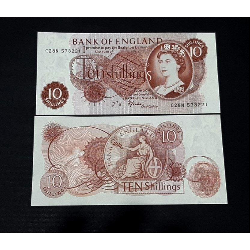 تک بانکی 10 شیلینگ انگلیس انگلستان کلاسیک ملکه