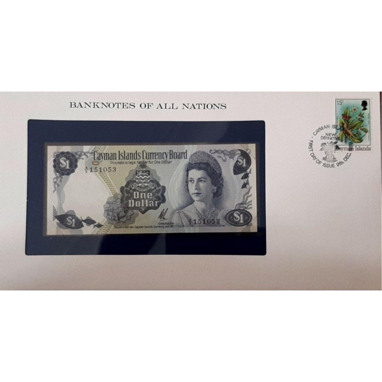 فولدر 1 دلار جزایر کایمن 1971 ملکه کمیاب سری اول