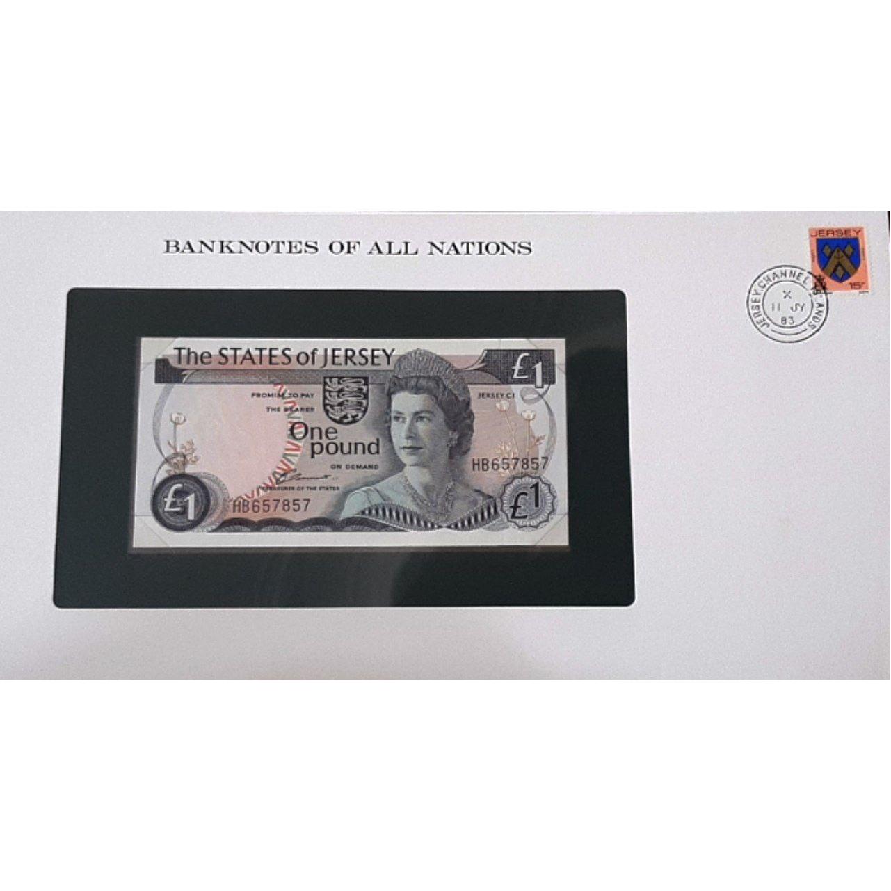 فولدر 1 پوند جرسی 1976 ملکه کمیاب