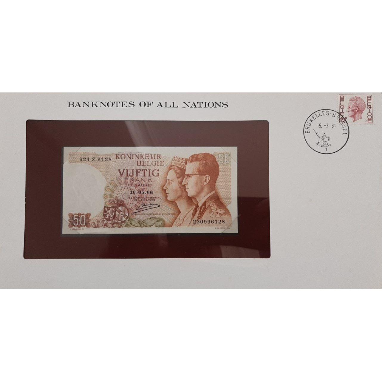 فولدر 50 فرانک پادشاهی اتریش 1966 کمیاب توضیح