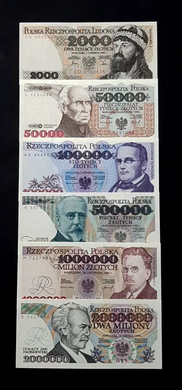 فول ست بانکی لهستان 2000000-10 زلوتی توضیح دارد