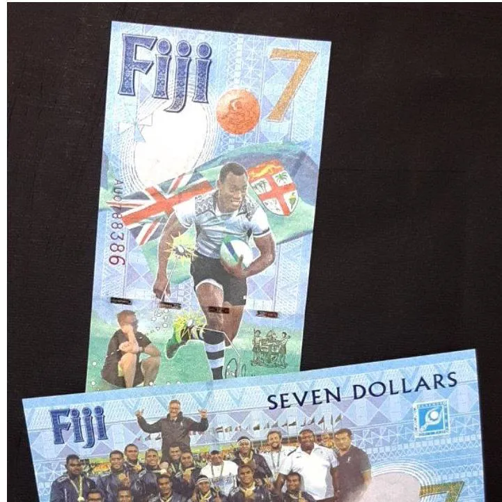 تک بانکی 7 دلار یادبودی فیجی 2017 توضیح دارد