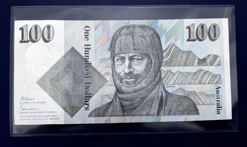 تک بانکی 100 دلار استرالیا کاغذی رقم بزرگ ست کمیاب