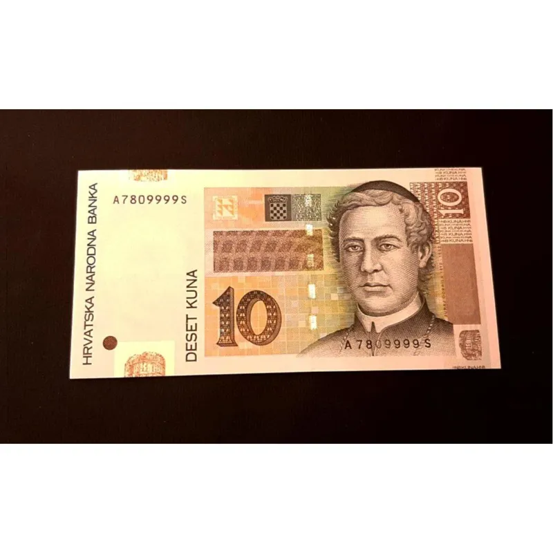 تک بانکی 10 کونا کرواسی بهداشتی ترین اسکناس